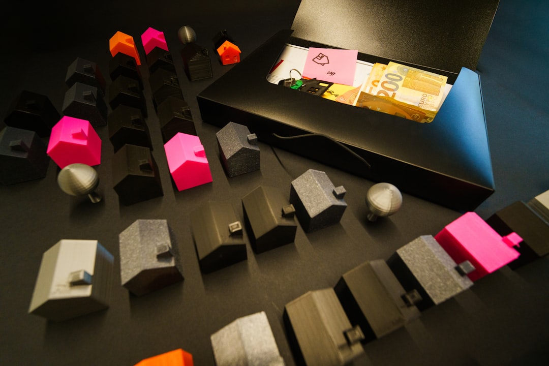 services-03 Real estate purchase documents keys money property deal. Conceptual representation of home buying process